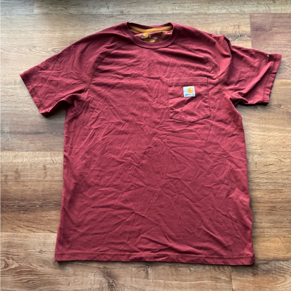 Carhartt Men's Brick Red Short Sleeve Tee